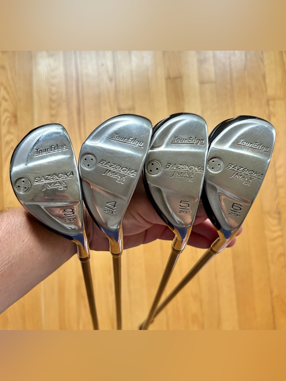 Tour Edge Bazooka JMAX QL 3-6 Hybrid Iron Set Regular Flex Graphite Right Hand